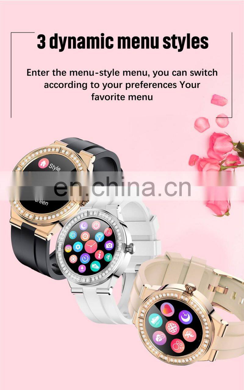 LIGE BW0323 Women Smartwatch For Android Ios Waterproof Heart Rate Fitness Wristwatch Exercise Smart Watch