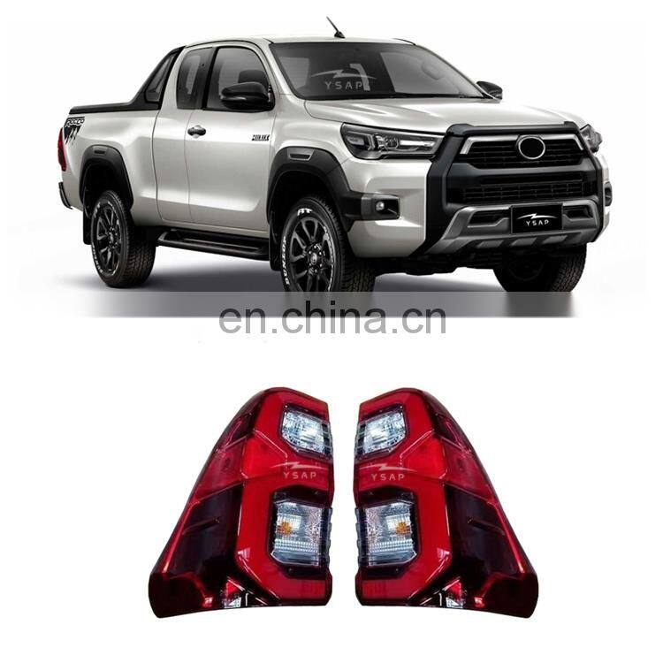New design factory price LED tail lamp taillight for 2021 Hilux Revo Rocco