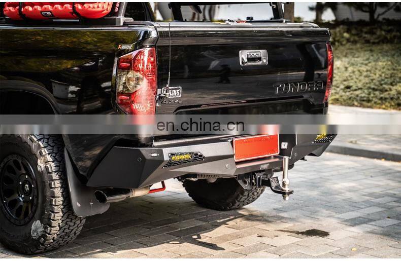 Runde Hight Quality Body Kit For 2014-2021 Toyota Tundra MK Athletic Front Bumper Rear Bumper With LED Lights