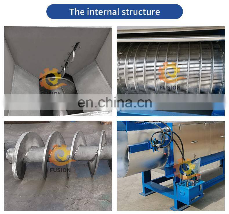 Discount Dewatering Machine Screw Press Medicine Dregs Dewatering Machine Paper Pulp Dewatering Machine