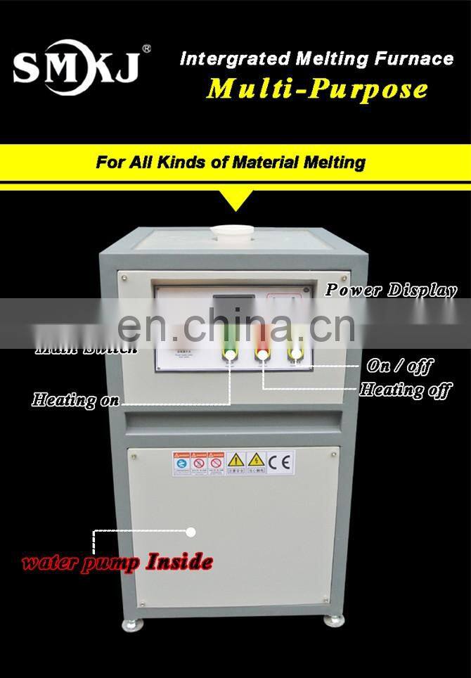 Mini electric melting furnace for precious metal melting