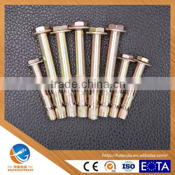 AOJIA ANCHOR made in china Sleeve anchor with hex nut/anchor bolt /expansion bolt for saudi arabia market