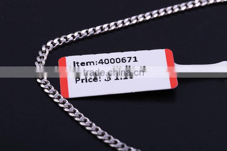 hot new products for 2015 latest design rhodium plated curb chain necklaces jewellery