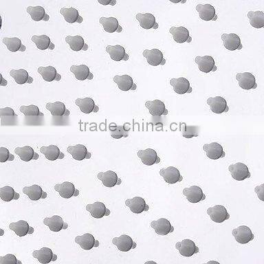 Glass Rainfall LED Square Shower Head With Shower Head