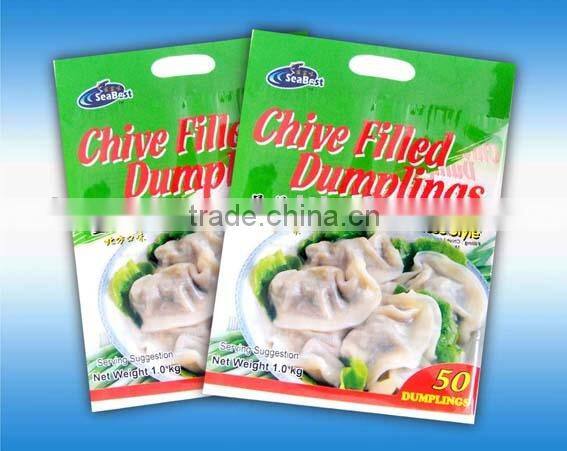 2013 hot sale!!! frozen dumplings food packaging bag with vivd picture