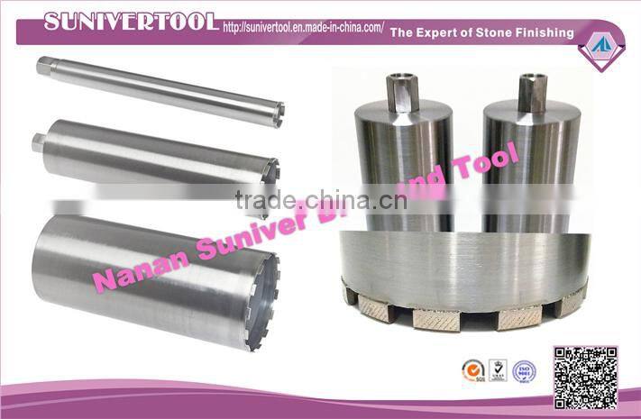 diamond core drill bit for drilling stone