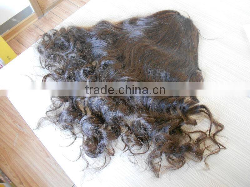 high quality 100% virgin human hair silk top full lace wigs with baby hair
