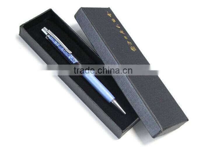 Promotional gift item crystal ballpoint pen with key chain