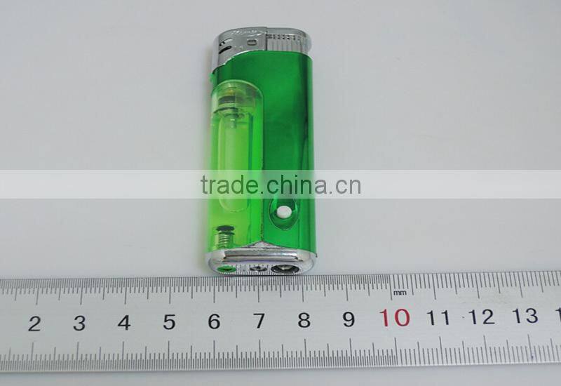 hot selling product cigarette butane gas lighter, heavy electronics ISO9994 lighter with LED and child safety
