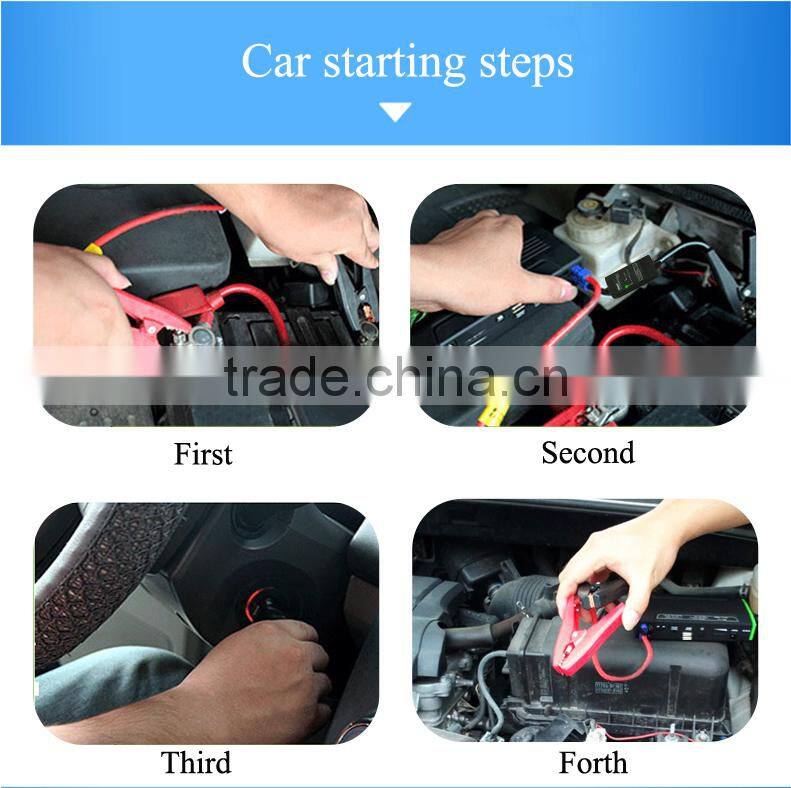 2016 real capacity 18000mah solar car jump starter, solar laptop charger, battery jump starter