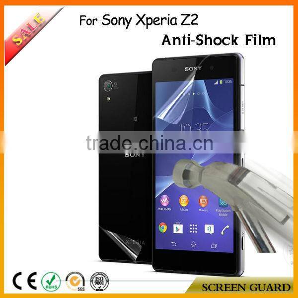 New Arrival!! Anti-shatter PMMA Anti-shock Screen Protector For Sony Xperia Z2