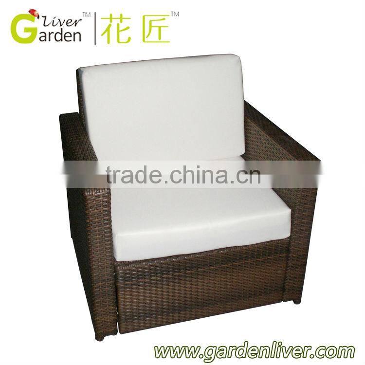 4 piece patio rattan Sofa Set wicker chair and table