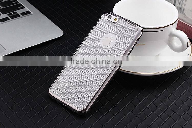 Luxury Glitter Soft TPU Electroplating Case Cover For Apple iPhone 6S / iPhone 6S Plus Rose Gold