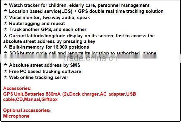 waterproof personal gps tracker watch phone with sim card mobilephone call location gsm gprs tracker for kids pets