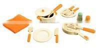Wooden kitchen sets toy,wooden kitchen tools and accessories