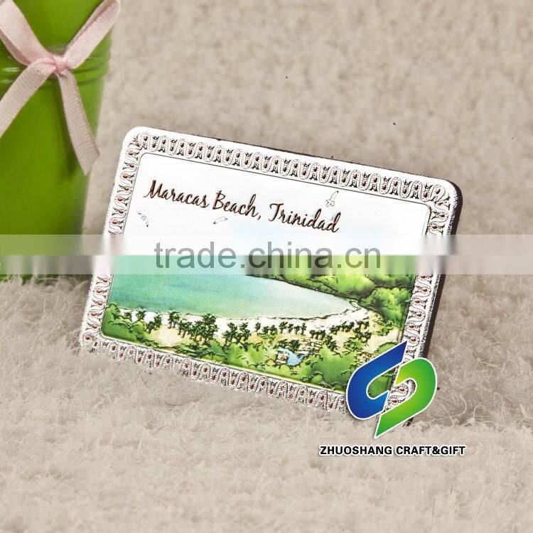 Qatar Dubai Buliding Aluminum Foil Metal Fridge Magnet