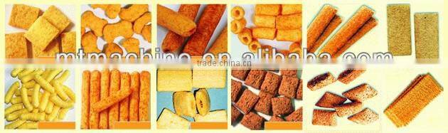 new fried wheat flour snacks making machinery/processing line/fried flour snacks production line