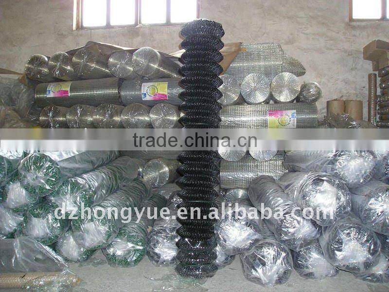 pvc coated diamond shape wire mesh fence
