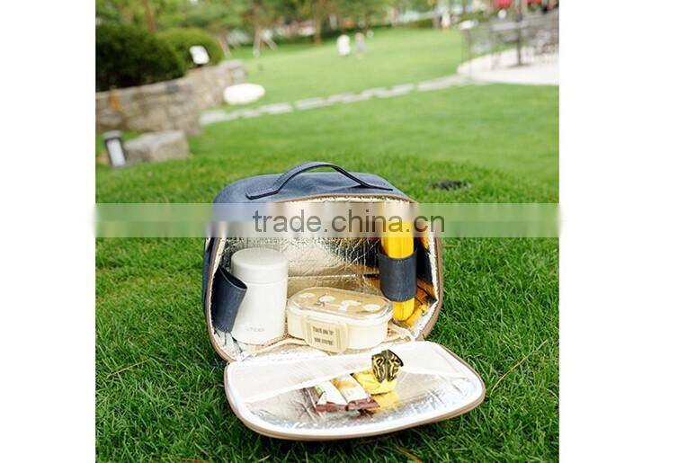 Factory Promotion colored polyester picnic cooler bag