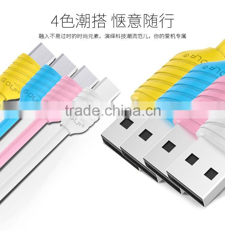GOLF 2.1A Pineapple Series micro usb cable for android phone 1m quick charge and data pinepple cable for micro device