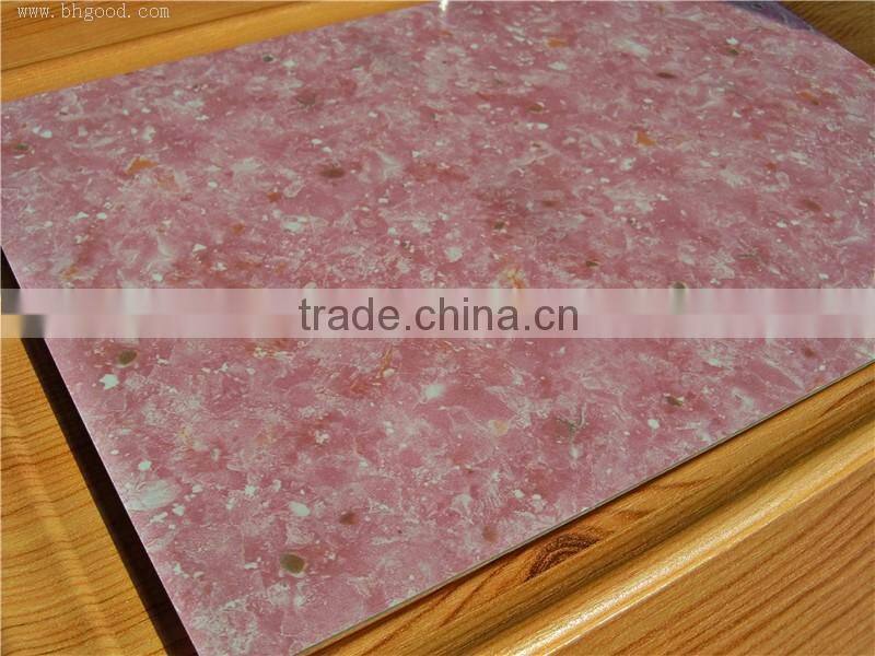 Bhgood glossy pink color hpl compact laminate stone cladding panels