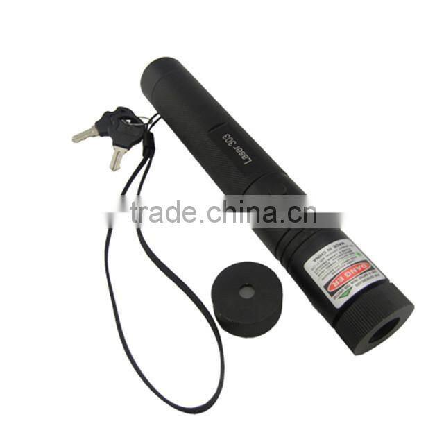 High Power Laser 303 301 Pointers Adjustable Focus Burning Match Lazer Pen Green Red Blue Violet Safe Key Free Battery e Charger