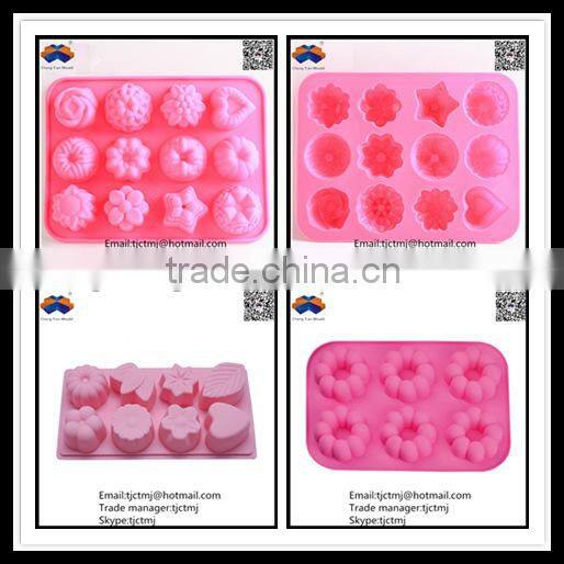 Customized most different shapes Fashionable silicone cake mould