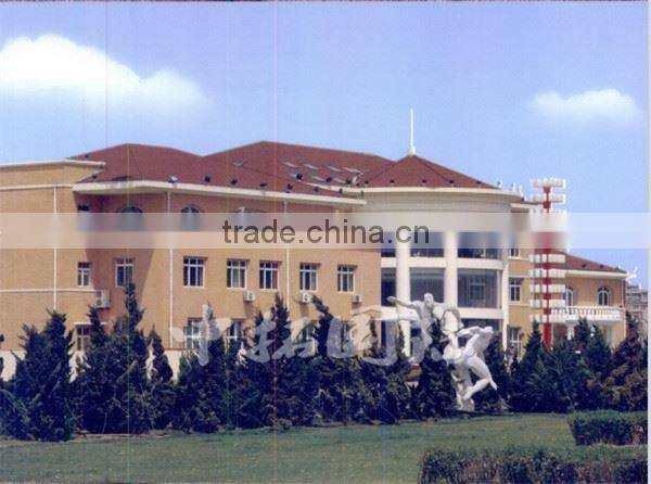 colorful stone chip coated steel roof tiles cold roll forming machine