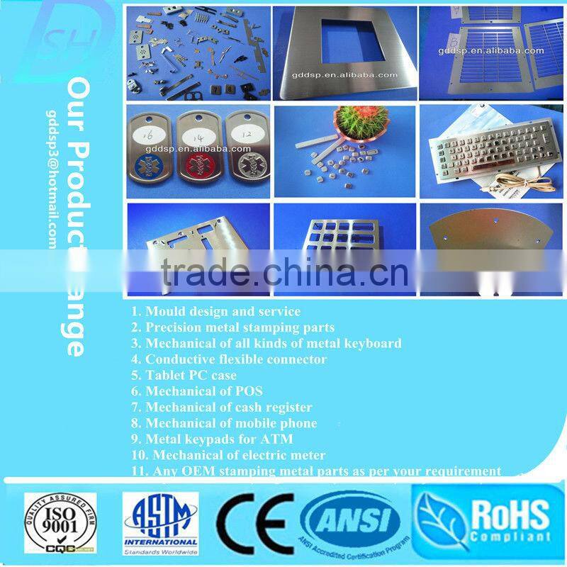 Custom stainless steel mechine parts punching and bending fabrication