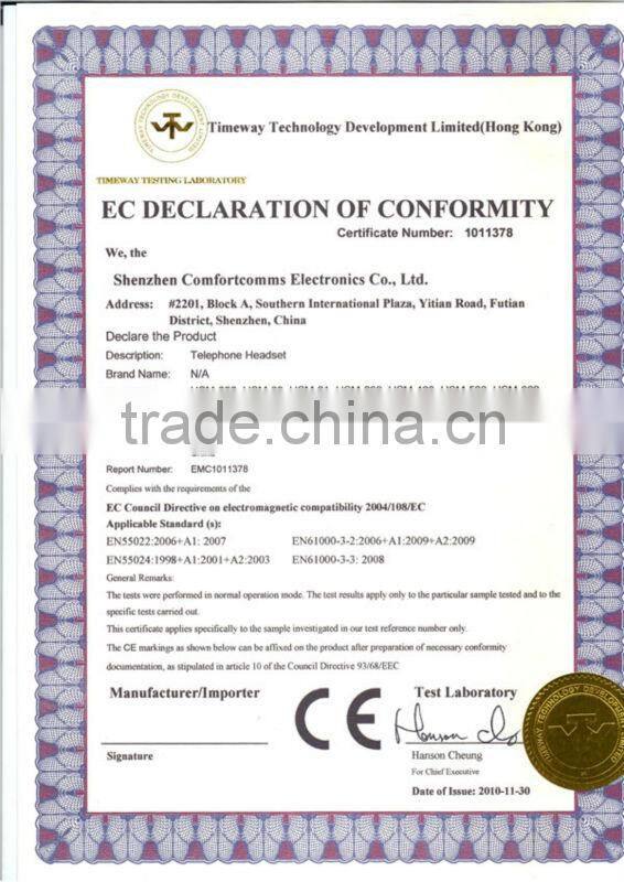 New Releasing Call Center Office Telephone Two Speakers Headsets