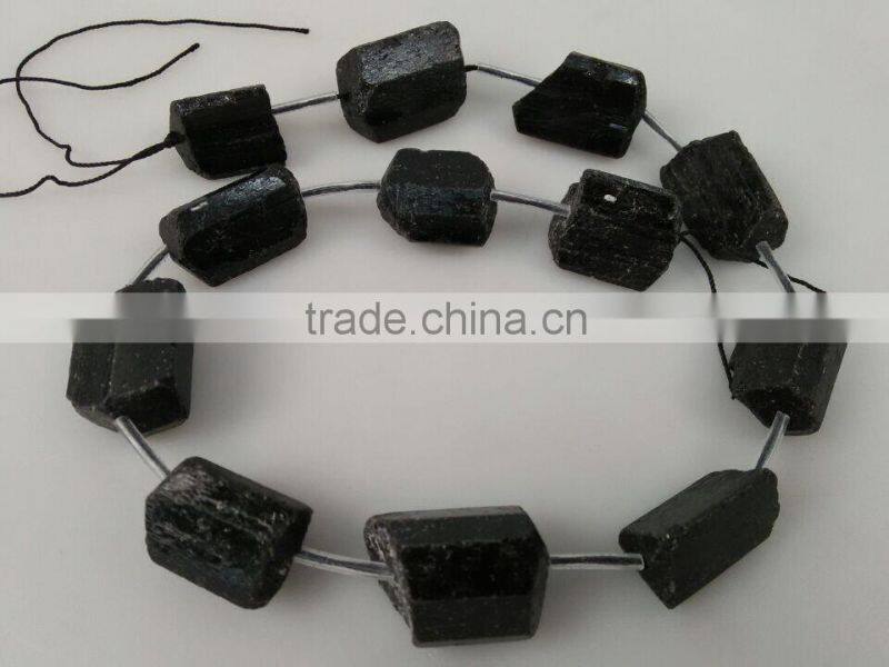 Wholesale price Semi-precious black tourmaline rough stone