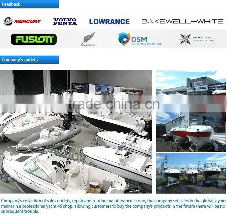 8m CE approved Fiberglass hull RIB boat (7500RIB)