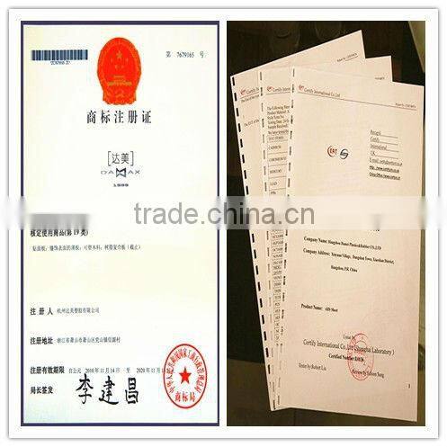 ABS Sheet for plasitc vacuum forming roof box for car