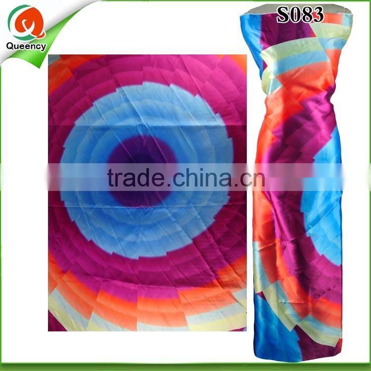 2016 new arrivals colorful S083 satin fabric for wedding dress