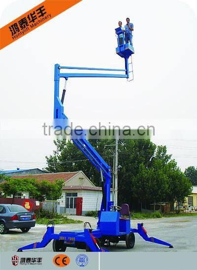 Hot sale Trailer articulating boom lift lift elevator with CE