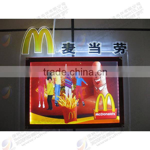 digital photo frame acrylic led light letter light box display