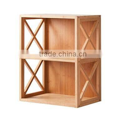 Modern Bamboo Storage Rack For Book