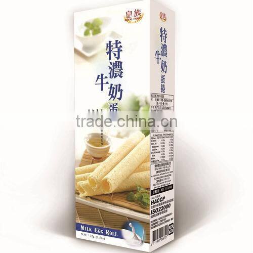 Crispy Egg Roll Wafer Biscuit Taiwanese Snack