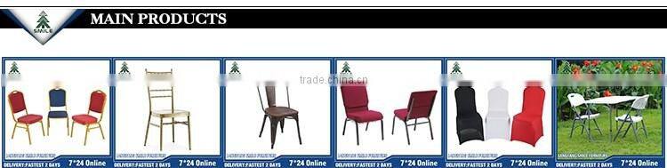 Fashionable durable steel tube Material church chair with bookrack