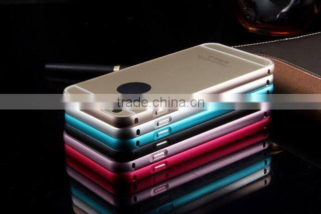 2015 Mobile Phone New Products For iPhone6 Case Metal PC Cover 2 in 1 Back Cases