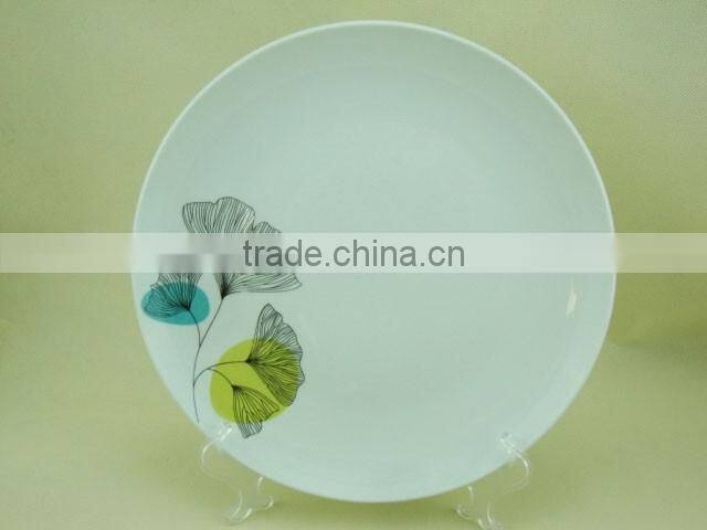 cheap ceramic plate 10.5inch dinner plate tableware in stock