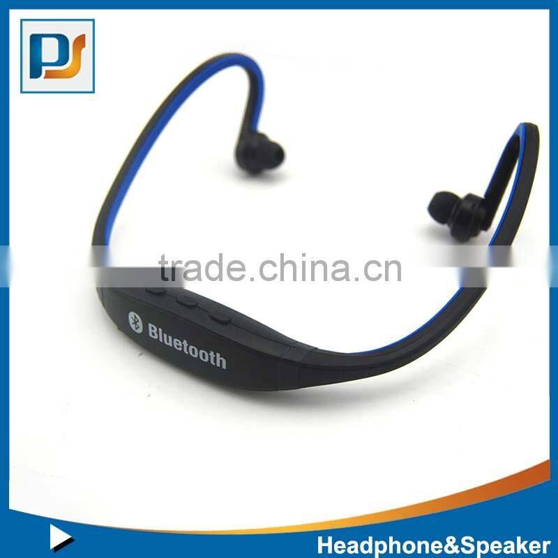 Sports Bluetooth Headphones with Built-In Microphone , Portable Wirless Headset Secure Neckband Design