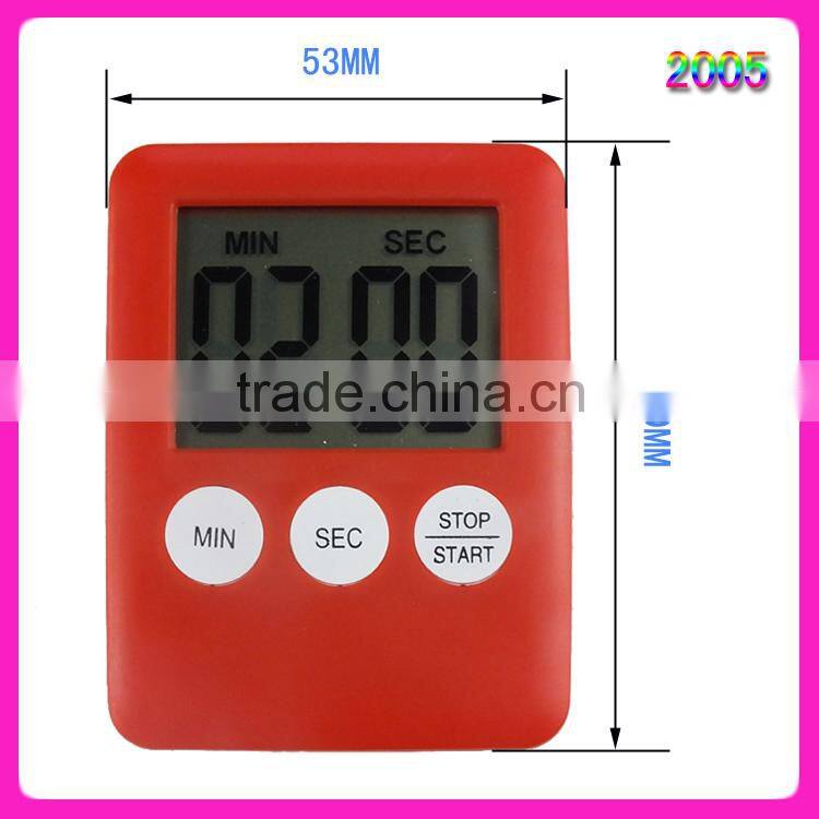 Extra thin magnetic fridge timer ,digital kitchen countdown timer