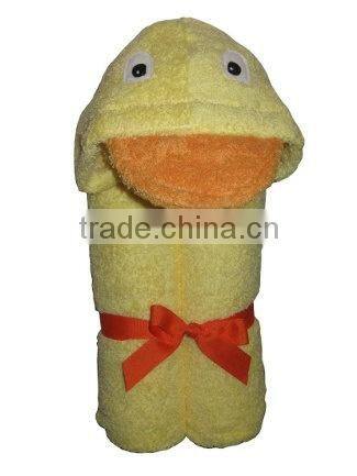 100%cotton hooded children towelling poncho beach towel