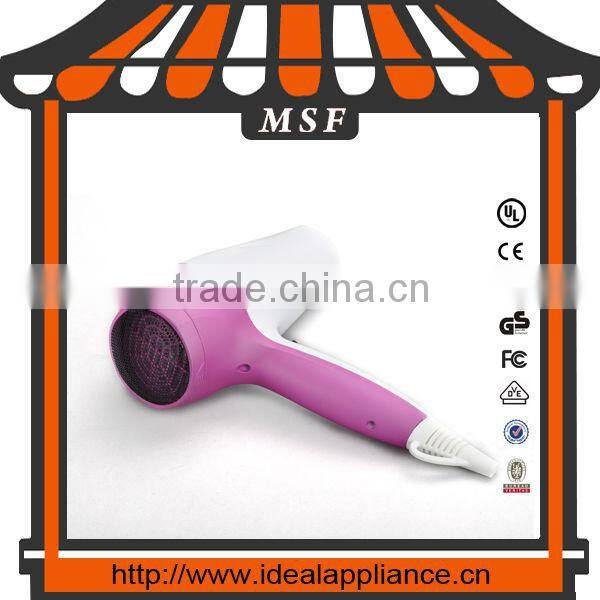 Professional golden DC motor hotel hair dryer with brushless motor