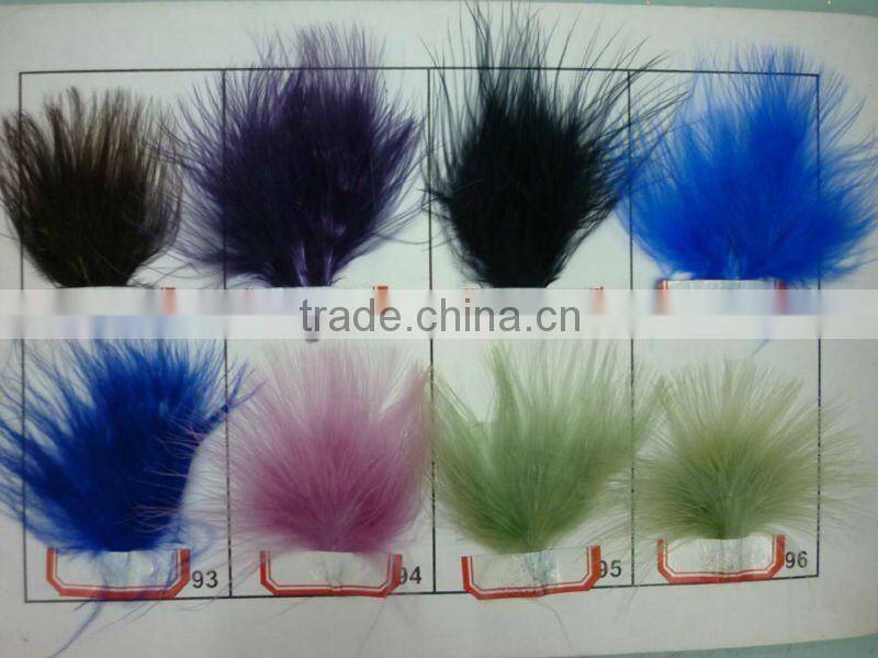 multi colored dance costume marabou feather fan LZJXM00865