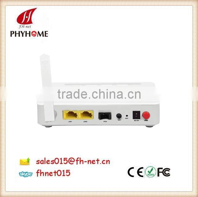 EPON ONU 2 Ethernet port +1VOIP/POTS compatible with huawei/zte OLT