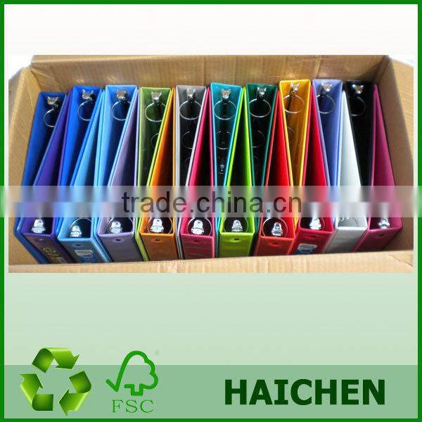 2015 PVC file folder document holder with ring binder for man manager