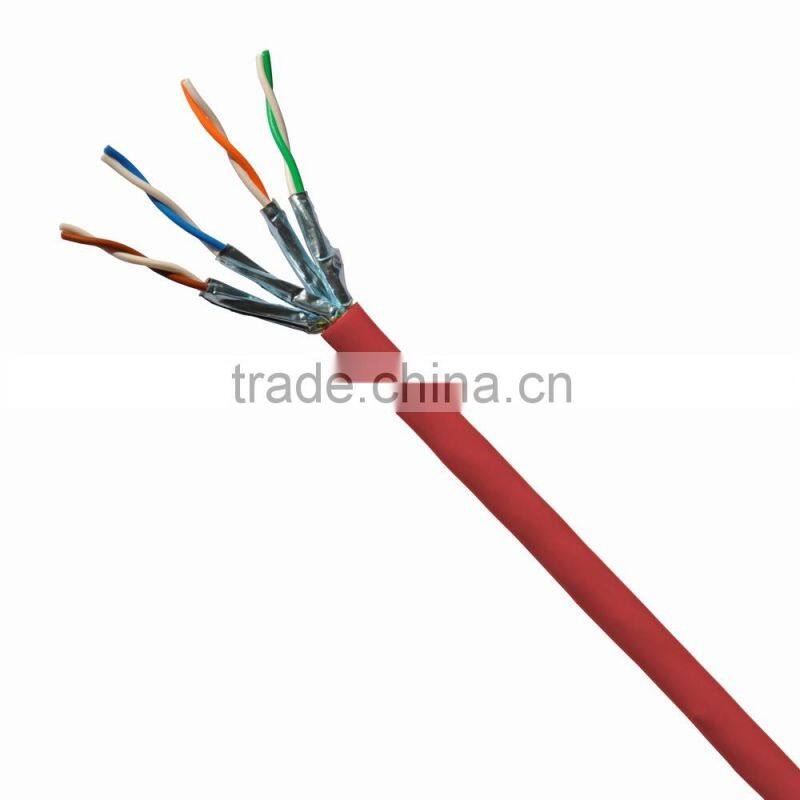 CE/ISO/ROHS approved 10G LSZH SFTP shielded ofc cable CAT7