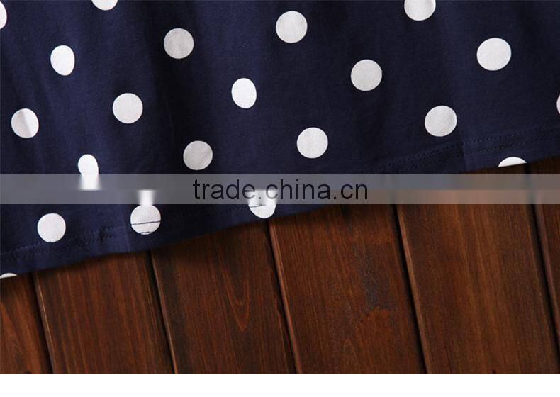Online shopping india wholesale women's high quality cheap cotton dot t shirt